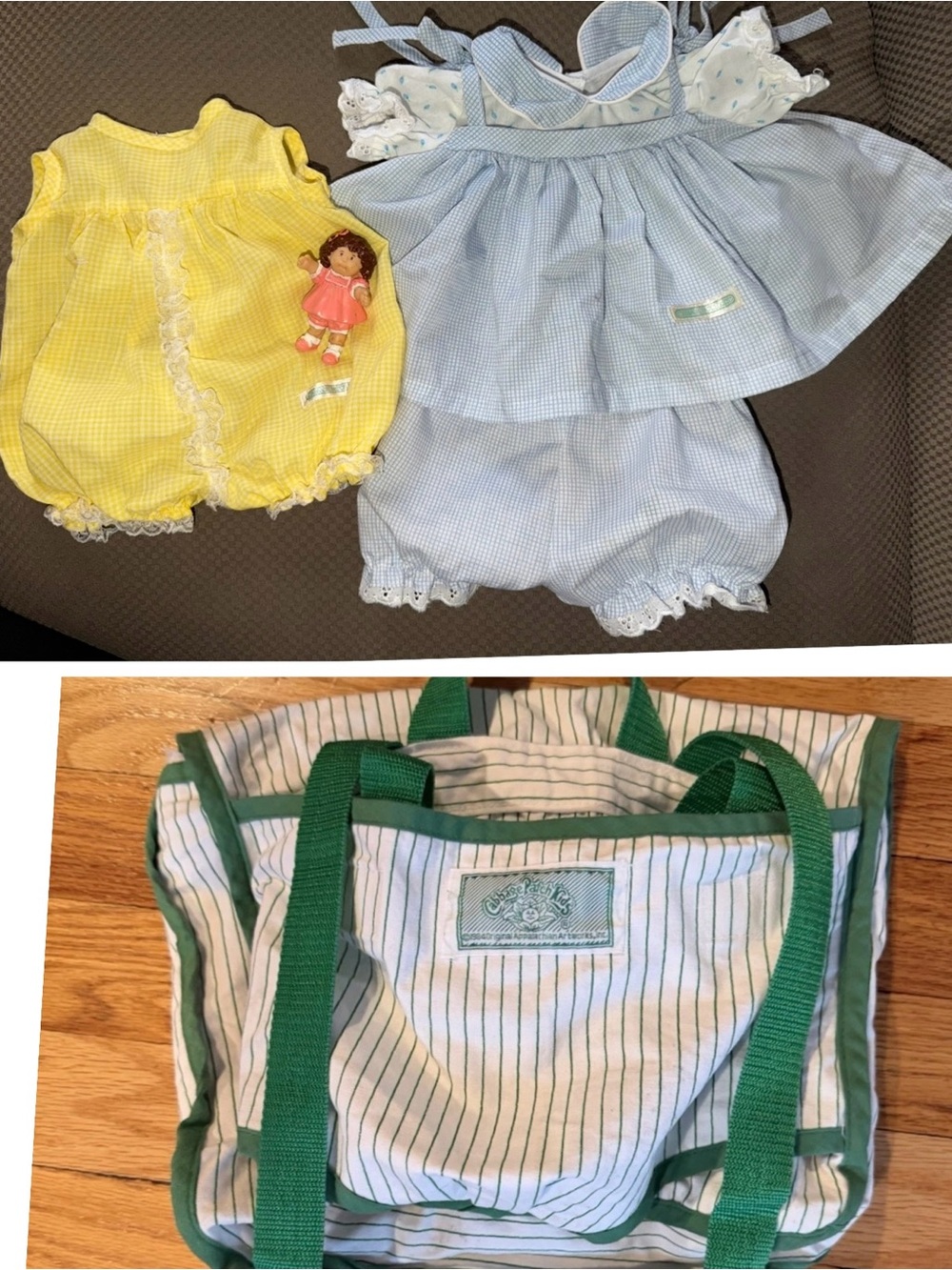 Vintage Cabbage Patch Kids Clothing & Doll Carrier by Coleco. Vintage Figurine